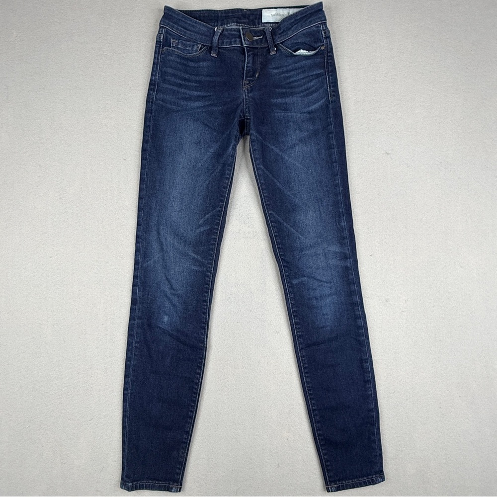 Treasure & Bond Skinny Jeans Women’s 24 Blue Mid Rise Stretch Denim 24x27.5